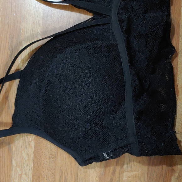 PINK Victoria's Secret Lightly Padded Lace Bralette S - Picture 3 of 12